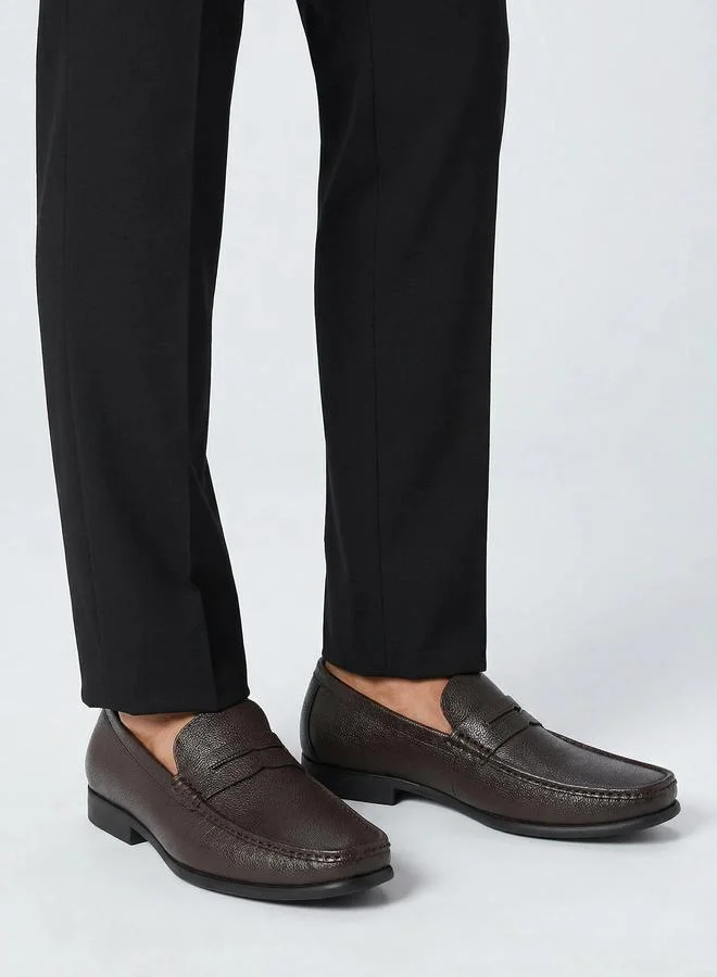 Styli brown Classic Slip-On Loafers for Men | Best Price UAE